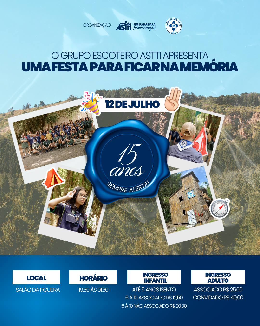 15 Anos do Grupo Escoteiro ASTTI